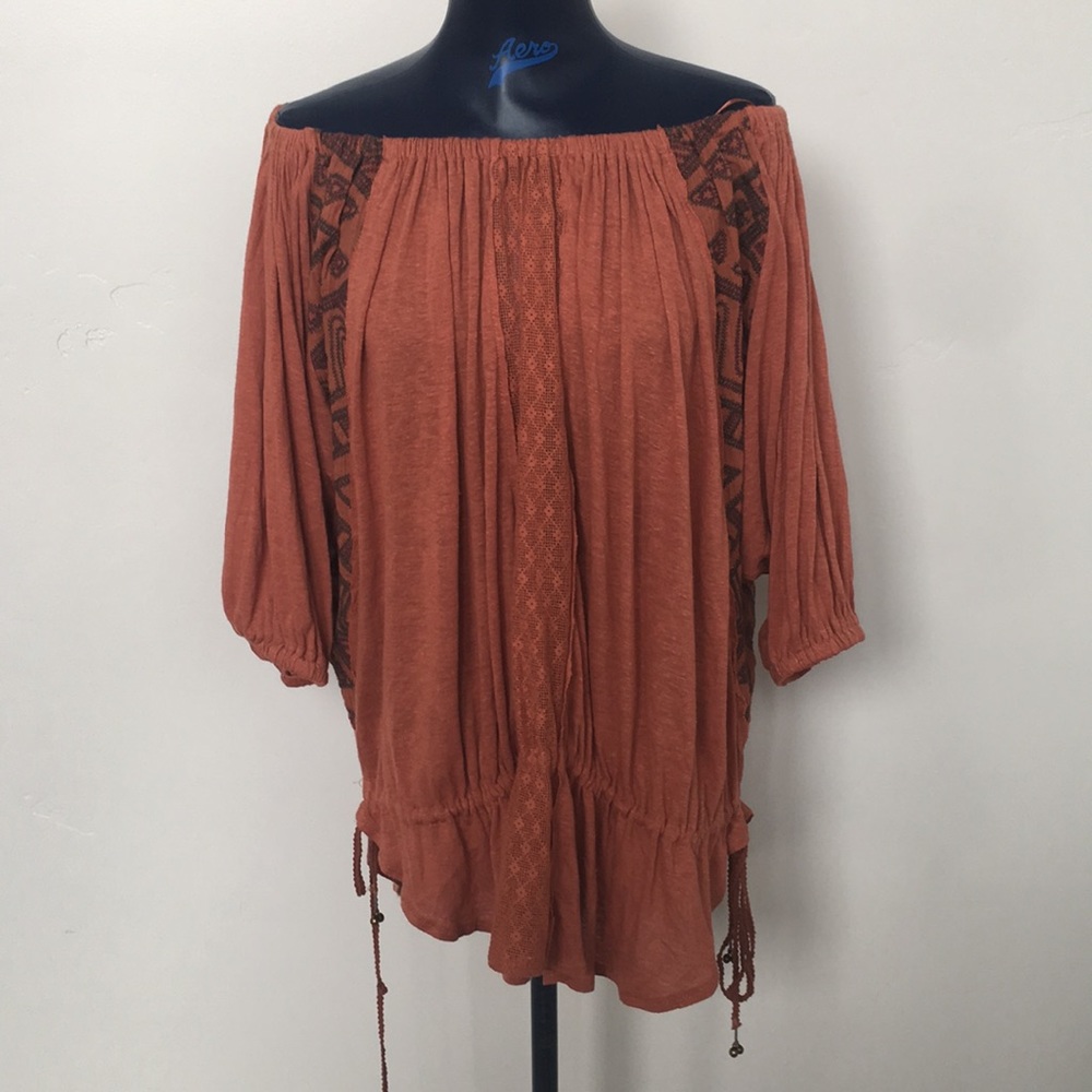 Free people off the shoulder blouse